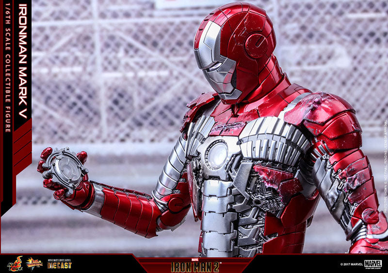 Movie Masterpiece DIECAST "Iron Man 2" 1/6 Scale Figure Iron Man Mark 5