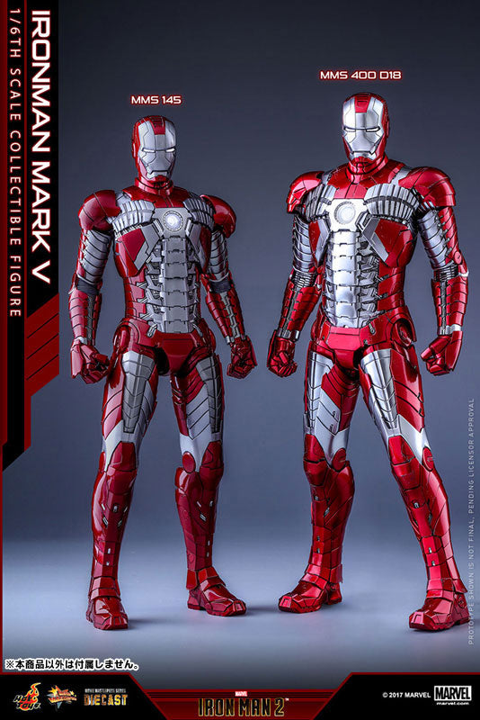 Movie Masterpiece DIECAST "Iron Man 2" 1/6 Scale Figure Iron Man Mark 5