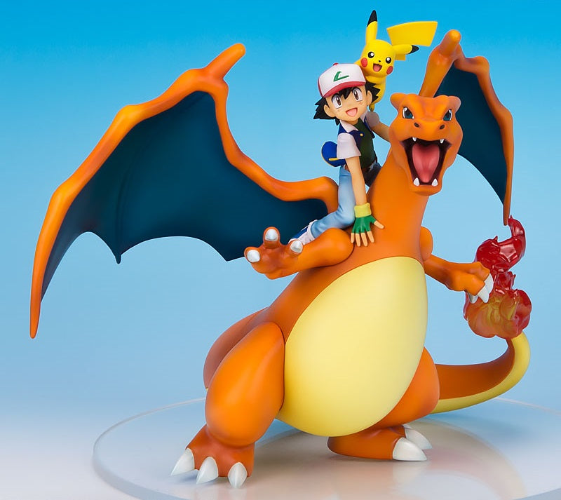 G.E.M. Series - Pokemon: Ash Ketchum & Pikachu & Charizard Complete Figure, Action & Toy Figures, animota