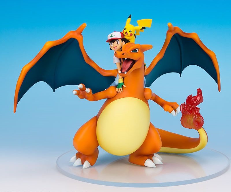 G.E.M. Series - Pokemon: Ash Ketchum & Pikachu & Charizard Complete Figure, Action & Toy Figures, animota