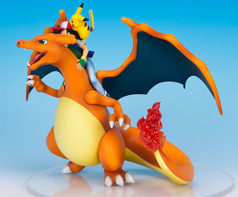 G.E.M. Series - Pokemon: Ash Ketchum & Pikachu & Charizard Complete Figure, Action & Toy Figures, animota