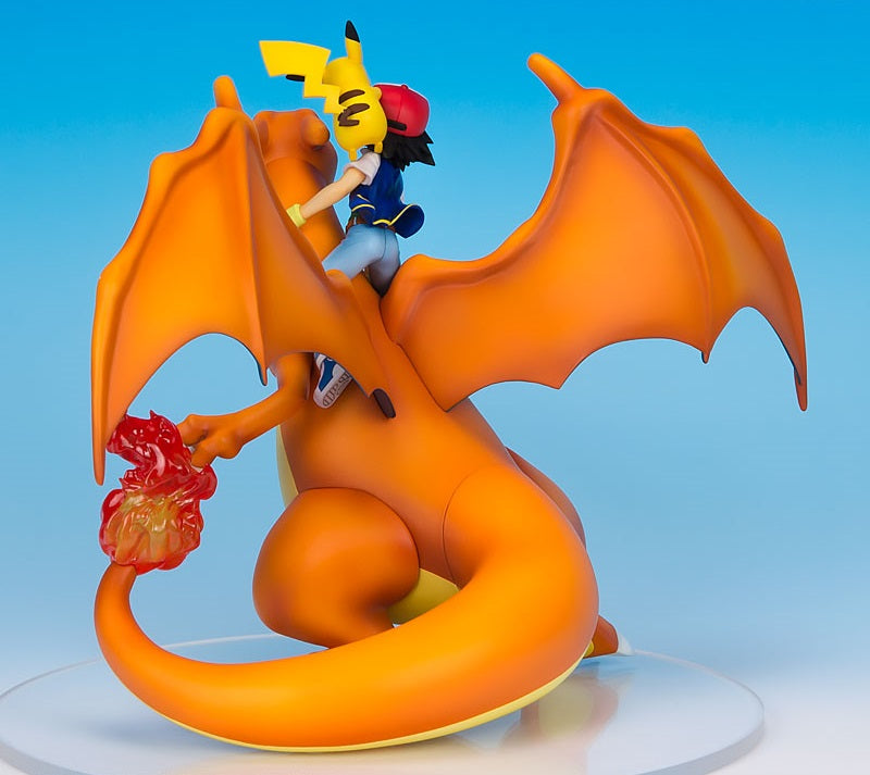 G.E.M. Series - Pokemon: Ash Ketchum & Pikachu & Charizard Complete Figure, Action & Toy Figures, animota