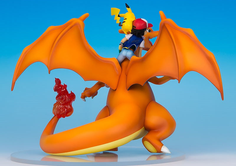 G.E.M. Series - Pokemon: Ash Ketchum & Pikachu & Charizard Complete Figure, Action & Toy Figures, animota