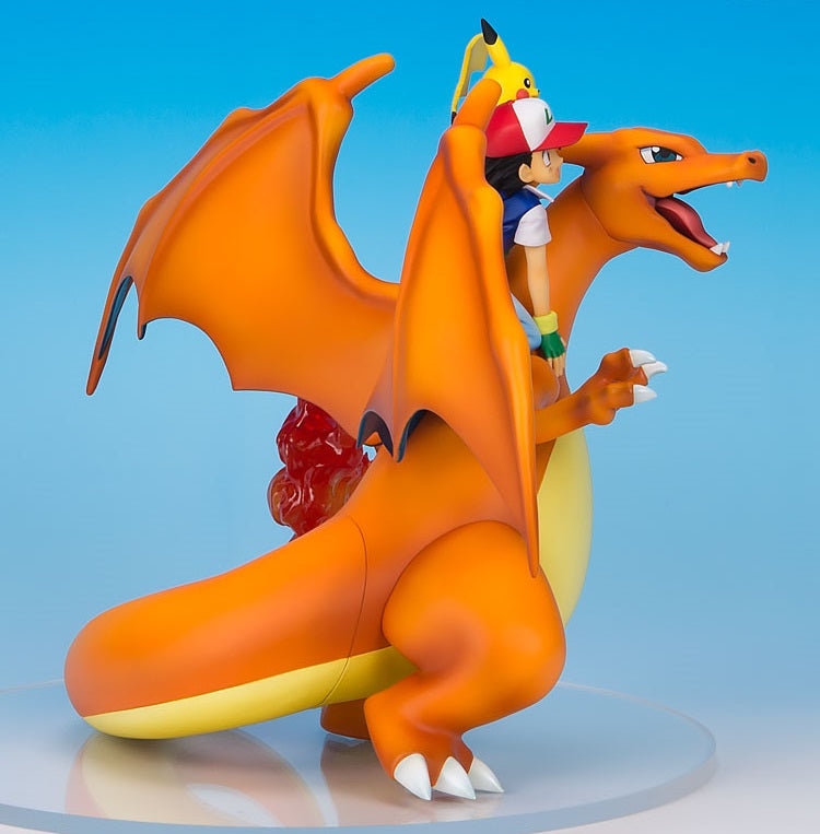 G.E.M. Series - Pokemon: Ash Ketchum & Pikachu & Charizard Complete Figure, Action & Toy Figures, animota