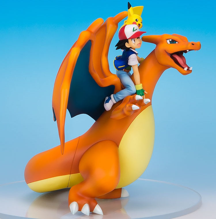 G.E.M. Series - Pokemon: Ash Ketchum & Pikachu & Charizard Complete Figure, Action & Toy Figures, animota