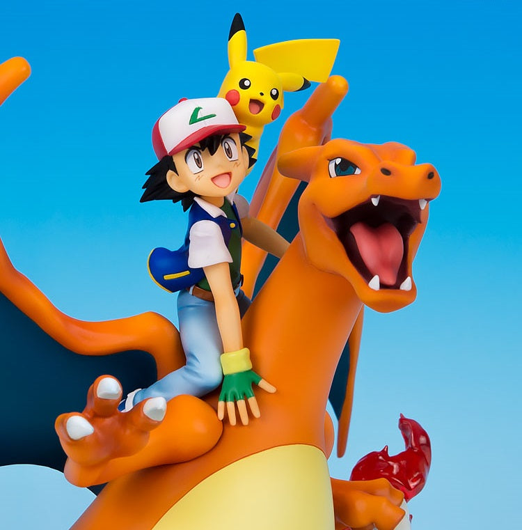 G.E.M. Series - Pokemon: Ash Ketchum & Pikachu & Charizard Complete Figure, Action & Toy Figures, animota