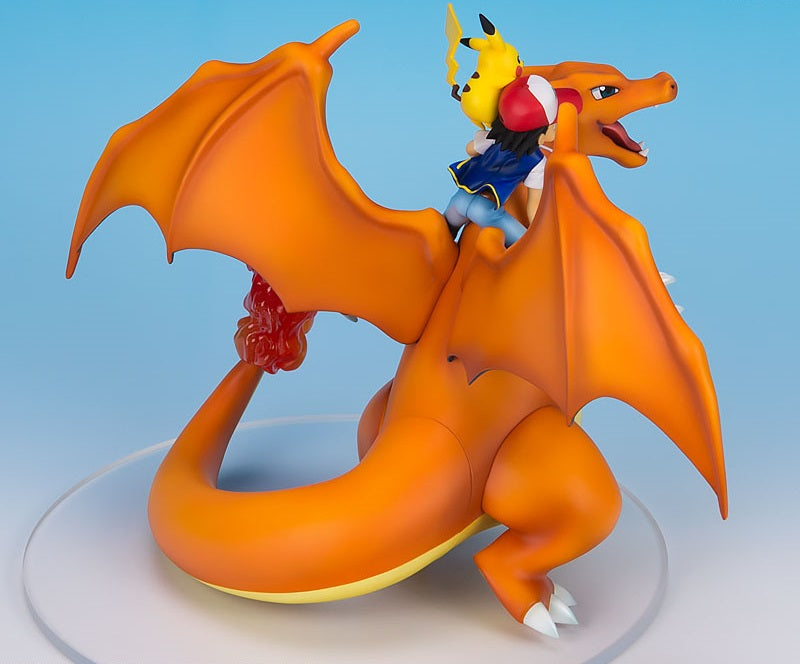 G.E.M. Series - Pokemon: Ash Ketchum & Pikachu & Charizard Complete Figure, Action & Toy Figures, animota