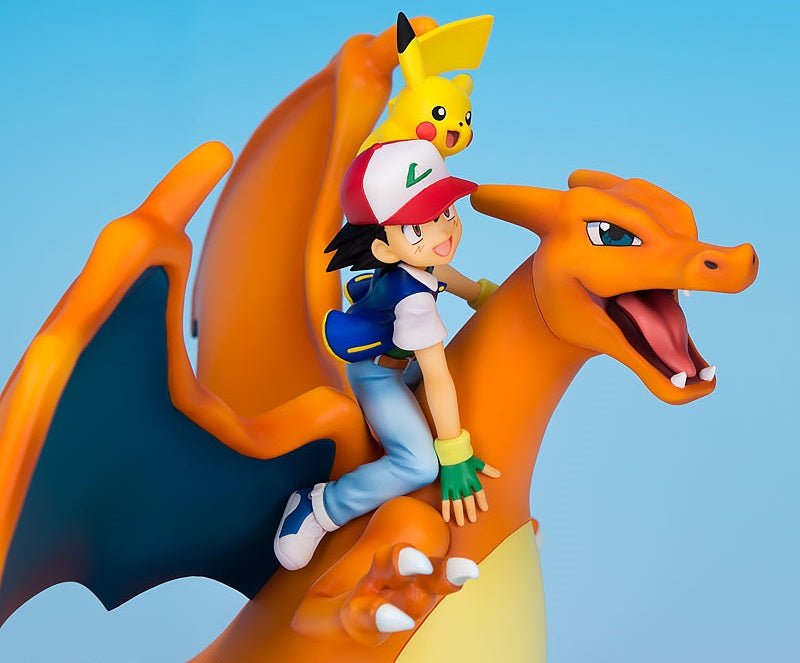 G.E.M. Series - Pokemon: Ash Ketchum & Pikachu & Charizard Complete Figure, Action & Toy Figures, animota