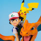 G.E.M. Series - Pokemon: Ash Ketchum & Pikachu & Charizard Complete Figure, Action & Toy Figures, animota