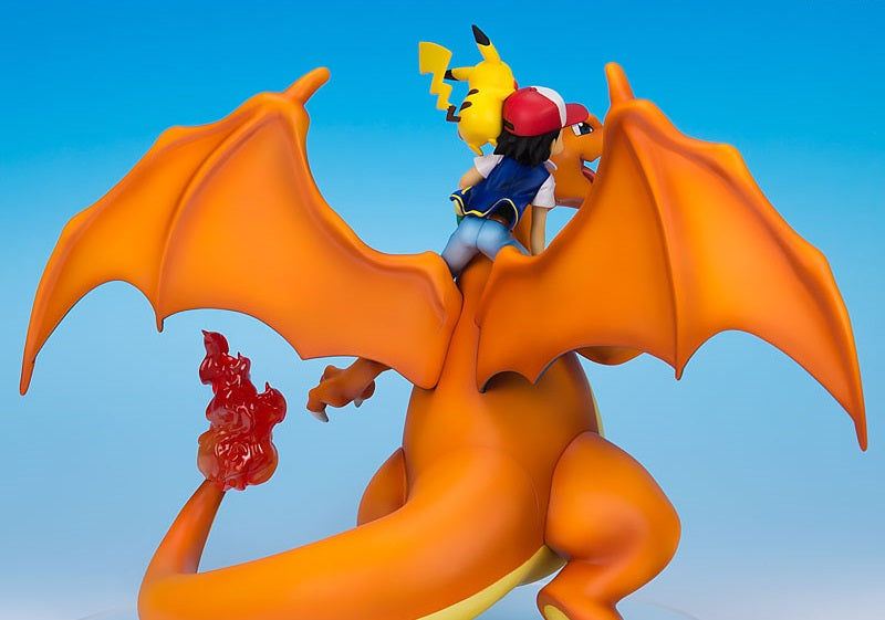 G.E.M. Series - Pokemon: Ash Ketchum & Pikachu & Charizard Complete Figure, Action & Toy Figures, animota