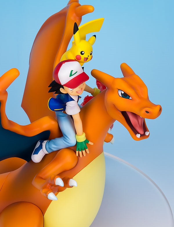 G.E.M. Series - Pokemon: Ash Ketchum & Pikachu & Charizard Complete Figure, Action & Toy Figures, animota