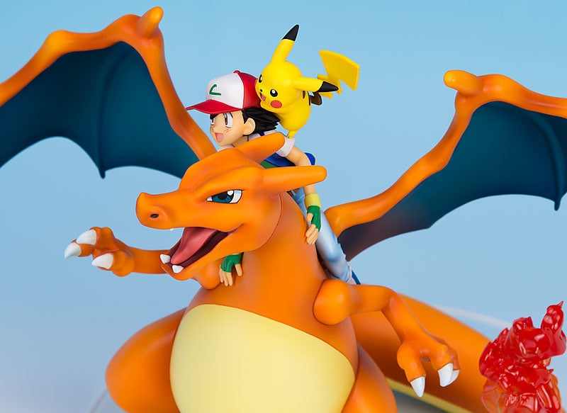 G.E.M. Series - Pokemon: Ash Ketchum & Pikachu & Charizard Complete Figure, Action & Toy Figures, animota