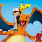 G.E.M. Series - Pokemon: Ash Ketchum & Pikachu & Charizard Complete Figure, Action & Toy Figures, animota