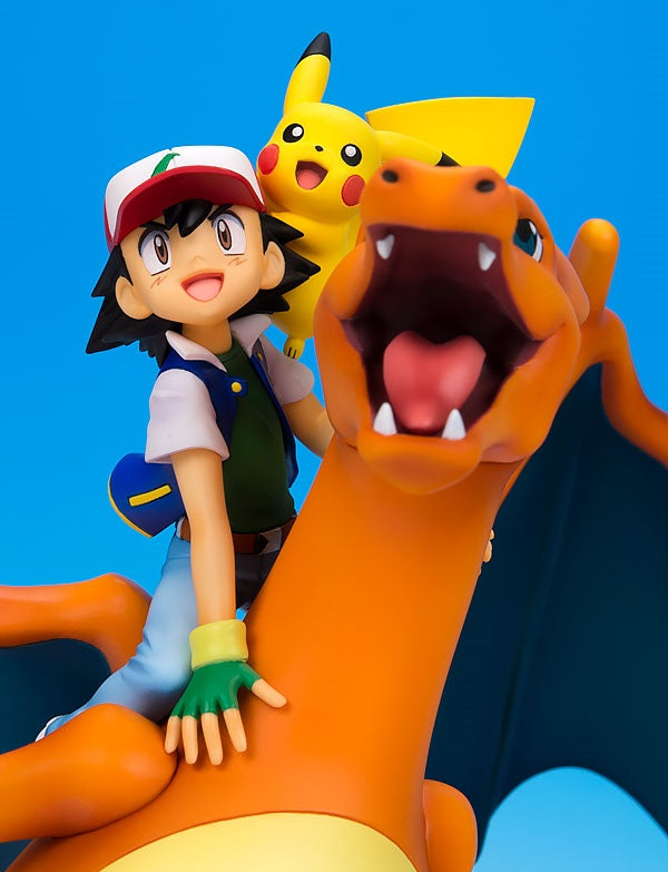 G.E.M. Series - Pokemon: Ash Ketchum & Pikachu & Charizard Complete Figure, Action & Toy Figures, animota