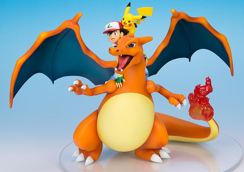 G.E.M. Series - Pokemon: Ash Ketchum & Pikachu & Charizard Complete Figure, Action & Toy Figures, animota