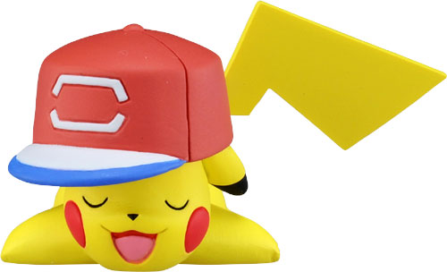 Pokemon MonColle EX EMC_25 Ash's Pikachu (Alola Cap Ver.), Action & Toy Figures, animota