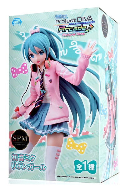 Hatsune Miku -Project DIVA- Figura Arcade Future Tone SPM - Hatsune Miku Ribbon Girl -