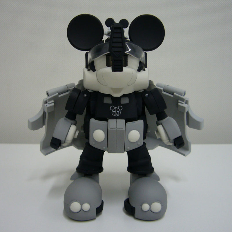 Transformers Disney Label Mickey Mouse Trailer Monochrome | animota
