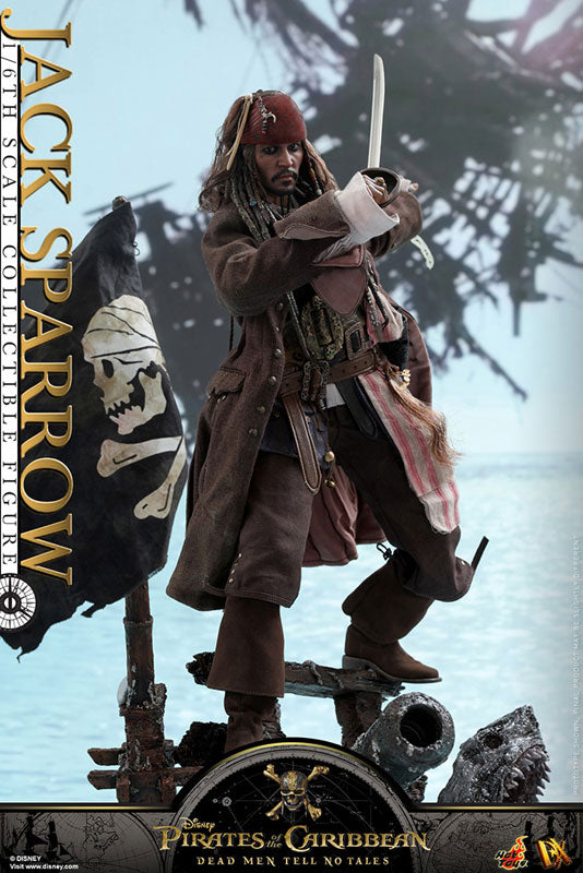 Movie Masterpiece DX "Pirates of the Caribbean: Dead men tell no tales" 1/6 Scale Figure Jack Sparrow