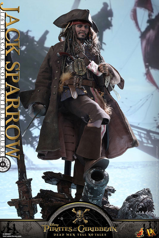 Movie Masterpiece DX "Pirates of the Caribbean: Dead men tell no tales" 1/6 Scale Figure Jack Sparrow