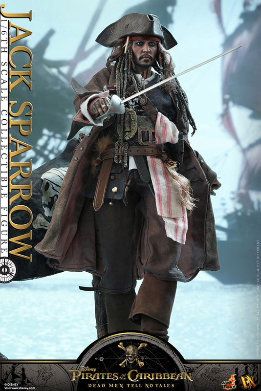 Movie Masterpiece DX "Pirates of the Caribbean: Dead men tell no tales" 1/6 Scale Figure Jack Sparrow