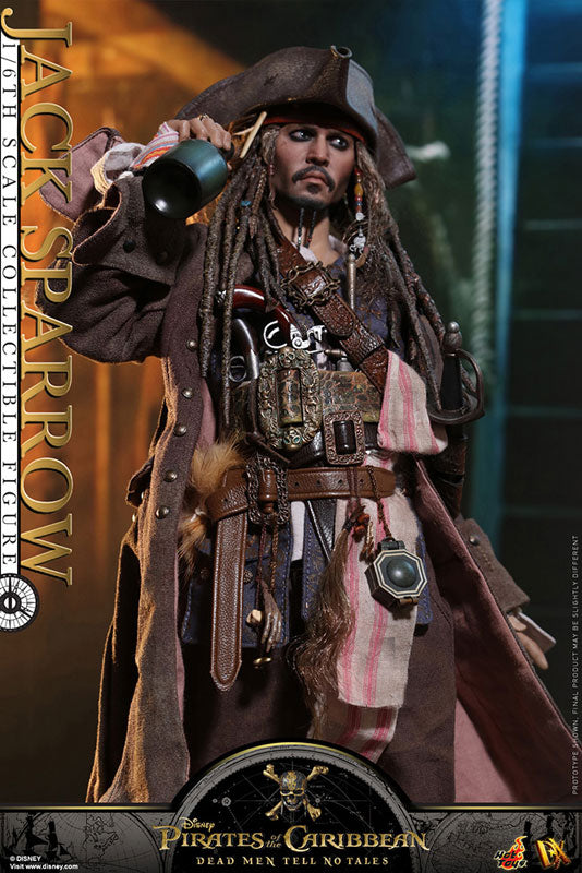 Movie Masterpiece DX "Pirates of the Caribbean: Dead men tell no tales" 1/6 Scale Figure Jack Sparrow