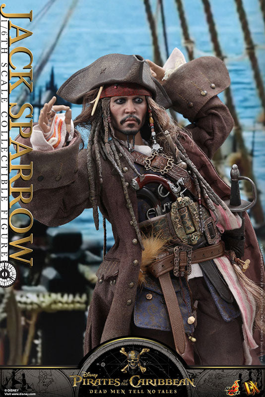 Movie Masterpiece DX "Pirates of the Caribbean: Dead men tell no tales" 1/6 Scale Figure Jack Sparrow