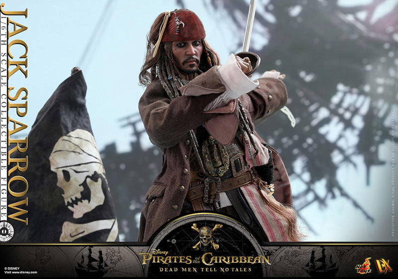 Movie Masterpiece DX "Pirates of the Caribbean: Dead men tell no tales" 1/6 Scale Figure Jack Sparrow