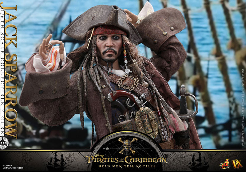 Movie Masterpiece DX "Pirates of the Caribbean: Dead men tell no tales" 1/6 Scale Figure Jack Sparrow