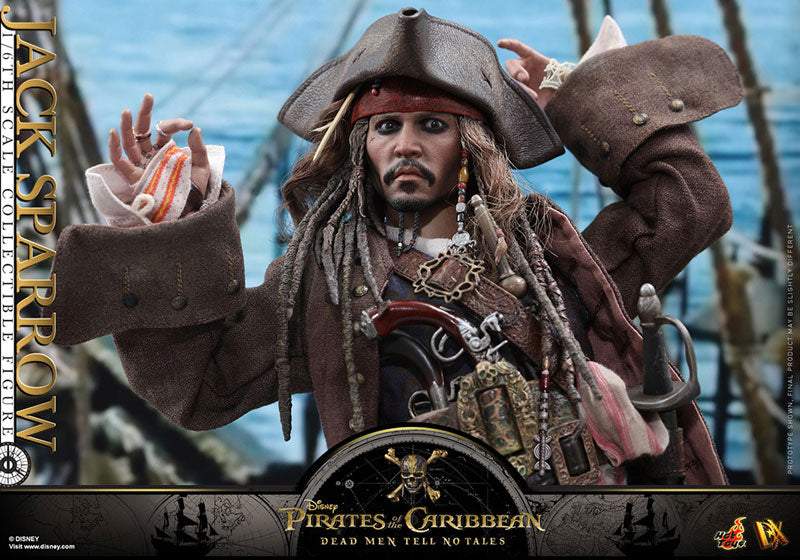 Movie Masterpiece DX "Pirates of the Caribbean: Dead men tell no tales" 1/6 Scale Figure Jack Sparrow