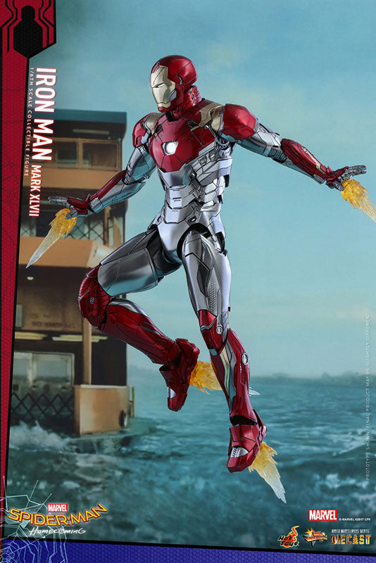 Movie Masterpiece DIECAST "Spider-Man: Homecoming" 1/6 Scale Figure Iron Man Mark. 47 | animota