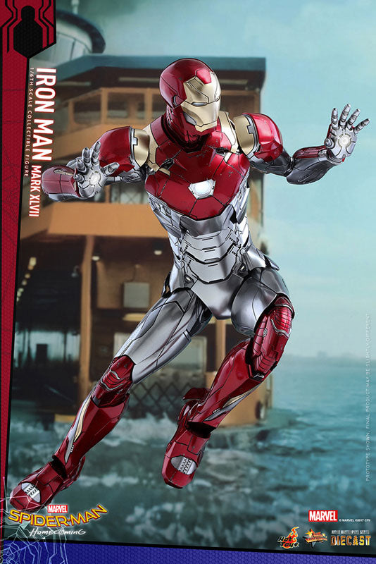 Movie Masterpiece DIECAST "Spider-Man: Homecoming" 1/6 Scale Figure Iron Man Mark. 47 | animota