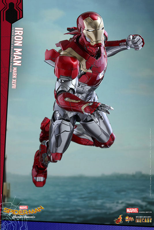 Movie Masterpiece DIECAST "Spider-Man: Homecoming" 1/6 Scale Figure Iron Man Mark. 47 | animota