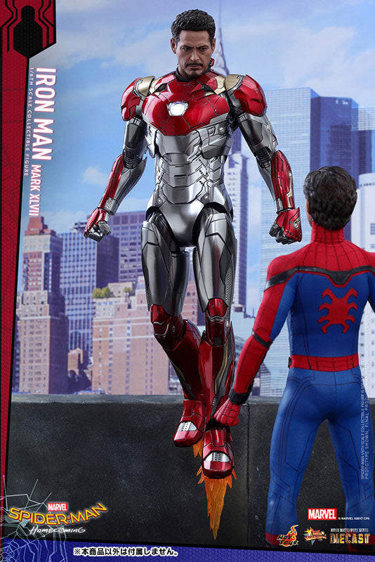 Movie Masterpiece DIECAST "Spider-Man: Homecoming" 1/6 Scale Figure Iron Man Mark. 47 | animota