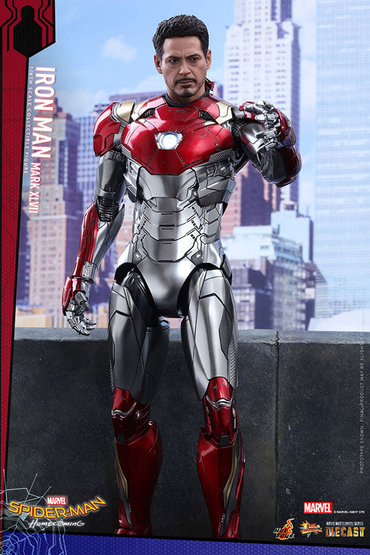 Movie Masterpiece DIECAST "Spider-Man: Homecoming" 1/6 Scale Figure Iron Man Mark. 47 | animota