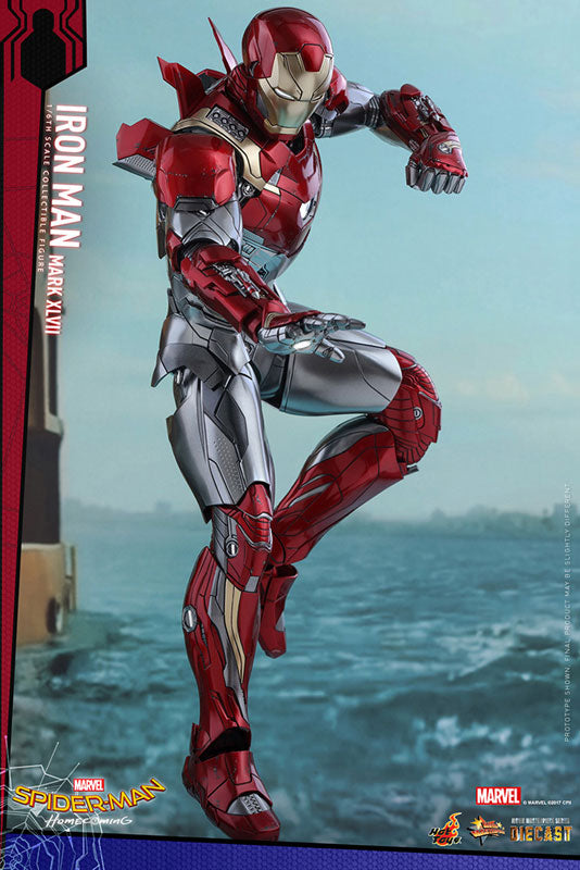 Movie Masterpiece DIECAST "Spider-Man: Homecoming" 1/6 Scale Figure Iron Man Mark. 47 | animota