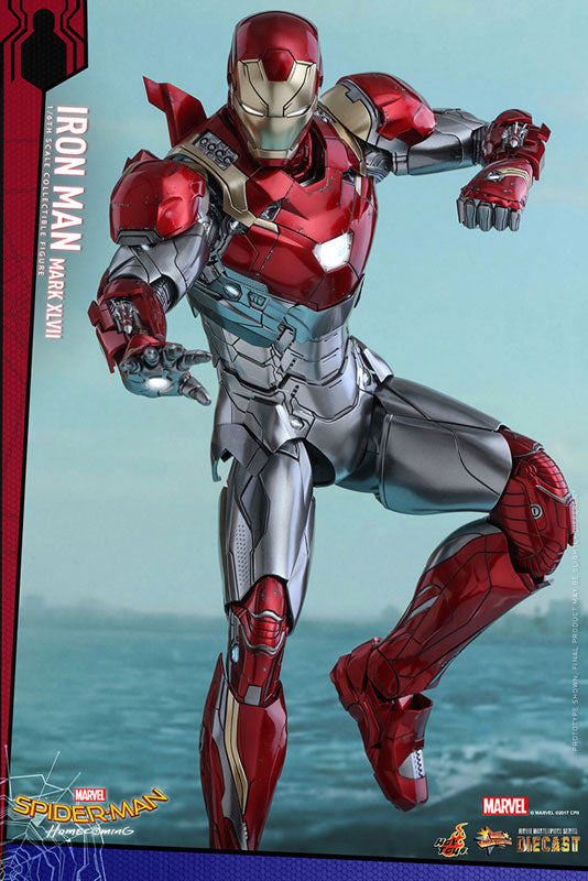 Movie Masterpiece DIECAST "Spider-Man: Homecoming" 1/6 Scale Figure Iron Man Mark. 47 | animota