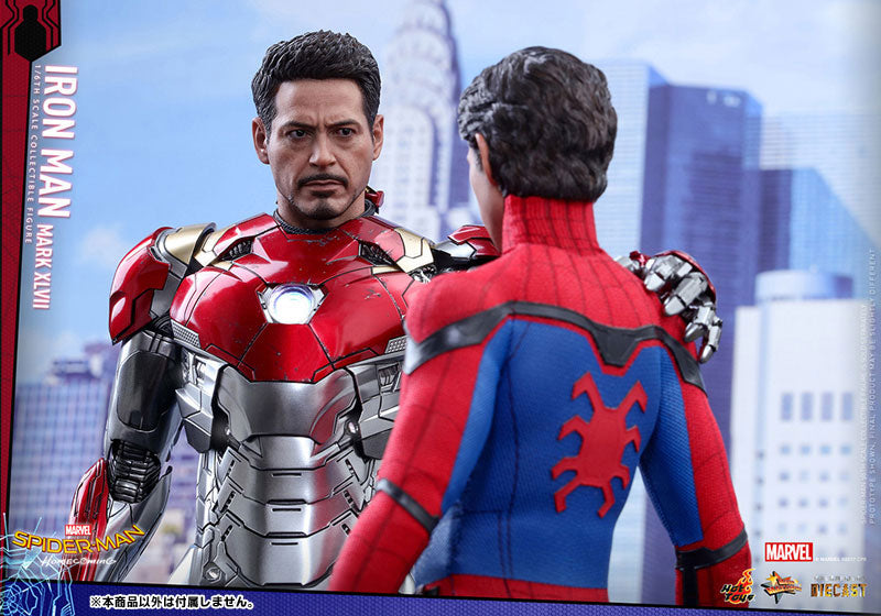 Movie Masterpiece DIECAST Spider-Man: Homecoming 1/6 Figure Iron Man Mark. 47 (Resale) | animota