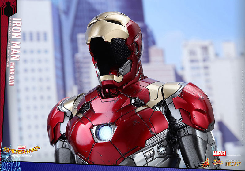 Movie Masterpiece DIECAST "Spider-Man: Homecoming" 1/6 Scale Figure Iron Man Mark. 47 | animota