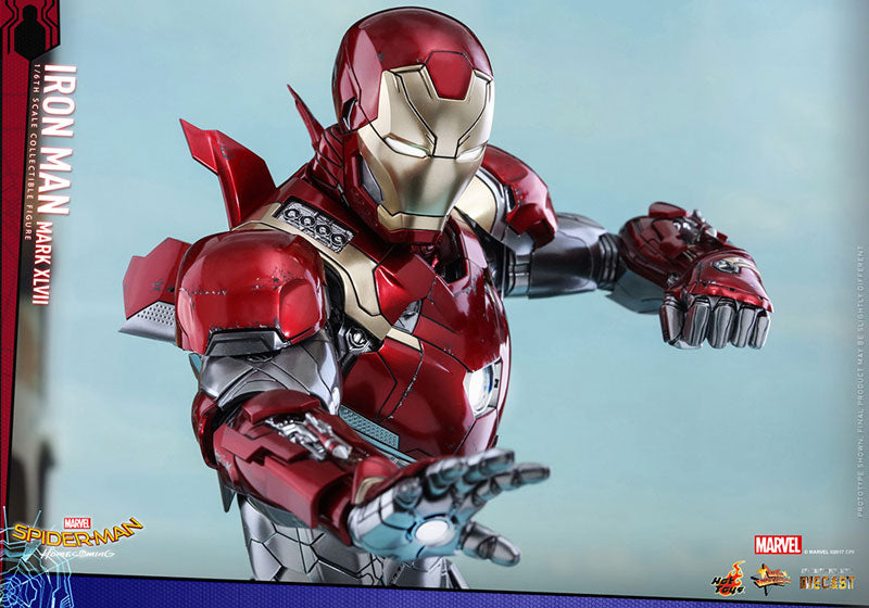 Movie Masterpiece DIECAST "Spider-Man: Homecoming" 1/6 Scale Figure Iron Man Mark. 47 | animota