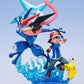 G.E.M. Series - Pokemon: Ash & Pikachu & Ash's Greninja Complete Figure, Action & Toy Figures, animota