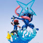 G.E.M. Series - Pokemon: Ash & Pikachu & Ash's Greninja Complete Figure, Action & Toy Figures, animota