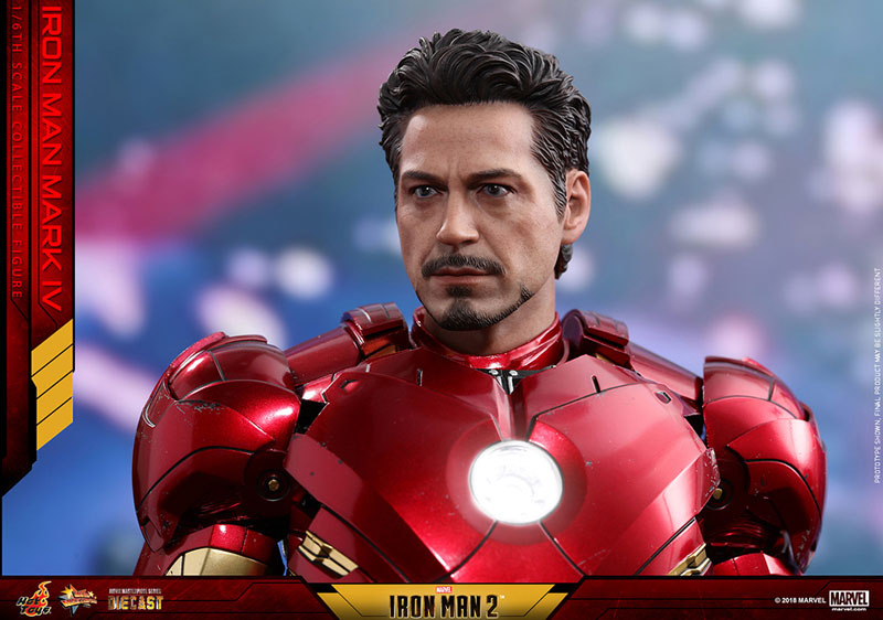 Movie Masterpiece DIECAST "Iron Man 2" 1/6 Scale Figure Iron Man Mark. 4 | animota