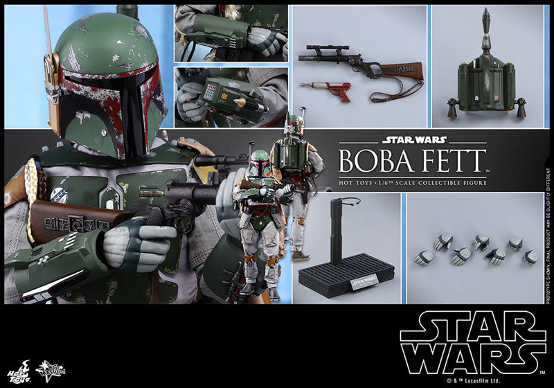 Movie Masterpiece "Star Wars Episode 5: The Empire Strikes Back" 1/6 Scale Figure Boba Fett