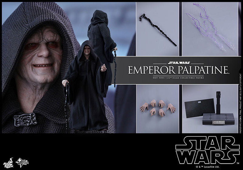 Movie Masterpiece "Star Wars Episode VI: Return of the Jedi" 1/6 Scale Figure Emperor Palpatine