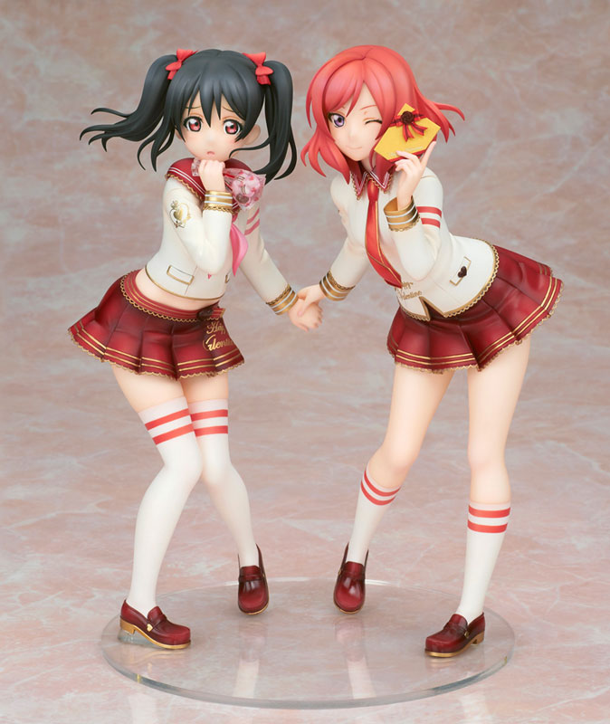 Love Live! School Idol Festival - Figura completa de Nico Yazawa y Maki Nishikino Valentine Hen a escala 1/7