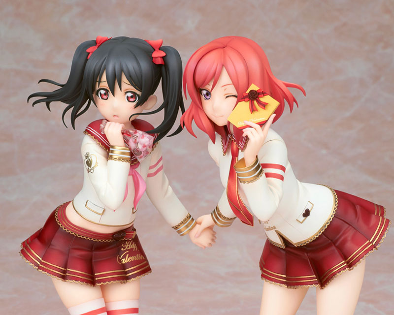 Love Live! School Idol Festival - Figura completa de Nico Yazawa y Maki Nishikino Valentine Hen a escala 1/7