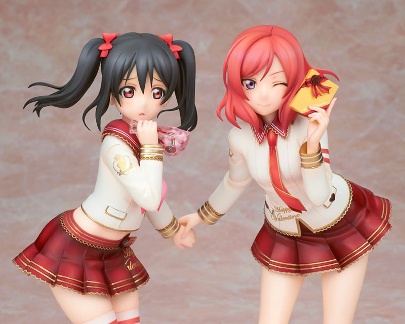 Love Live! School Idol Festival - Figura completa de Nico Yazawa y Maki Nishikino Valentine Hen a escala 1/7