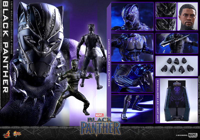 Movie Masterpiece "Black Panther" 1/6 Scale Figure Black Panther