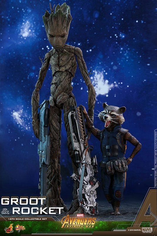 Movie Masterpiece "Avengers: Infinity War" 1/6 Scale Figure Groot & Rocket